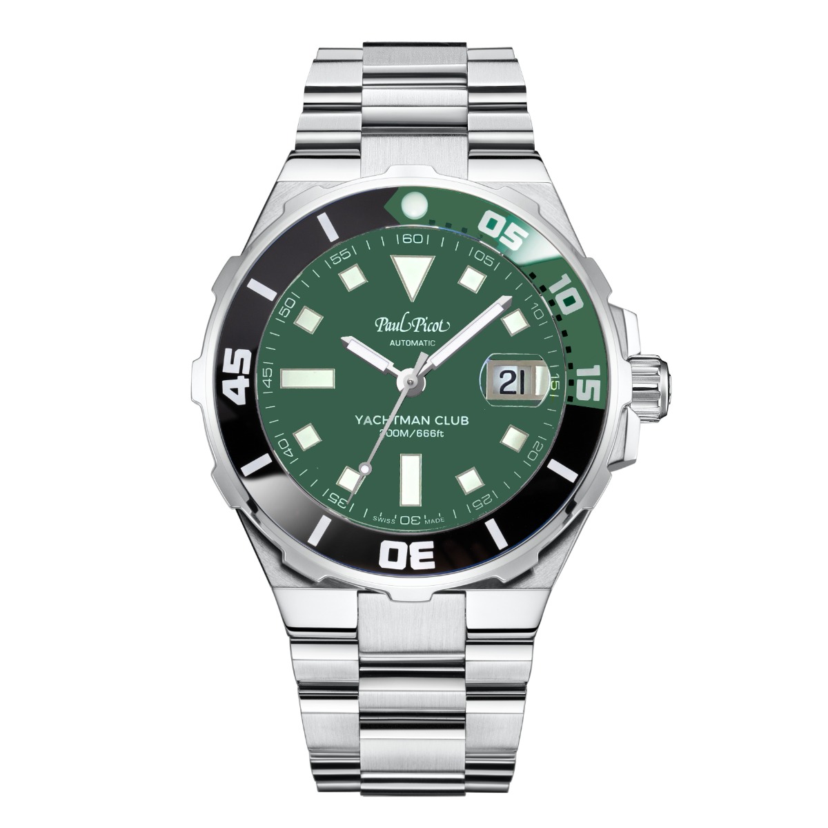 Orologio acciaio Paul Picot Yacktman Club 1252ZNV