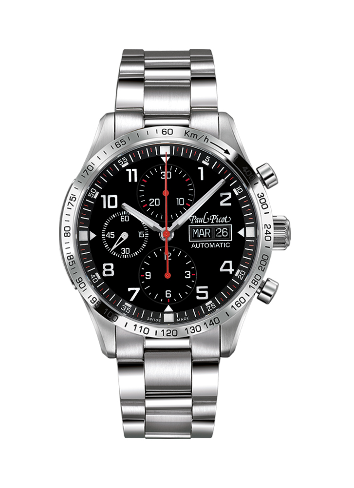 Orologio acciaio Paul Picot Gentleman 2127S-BN