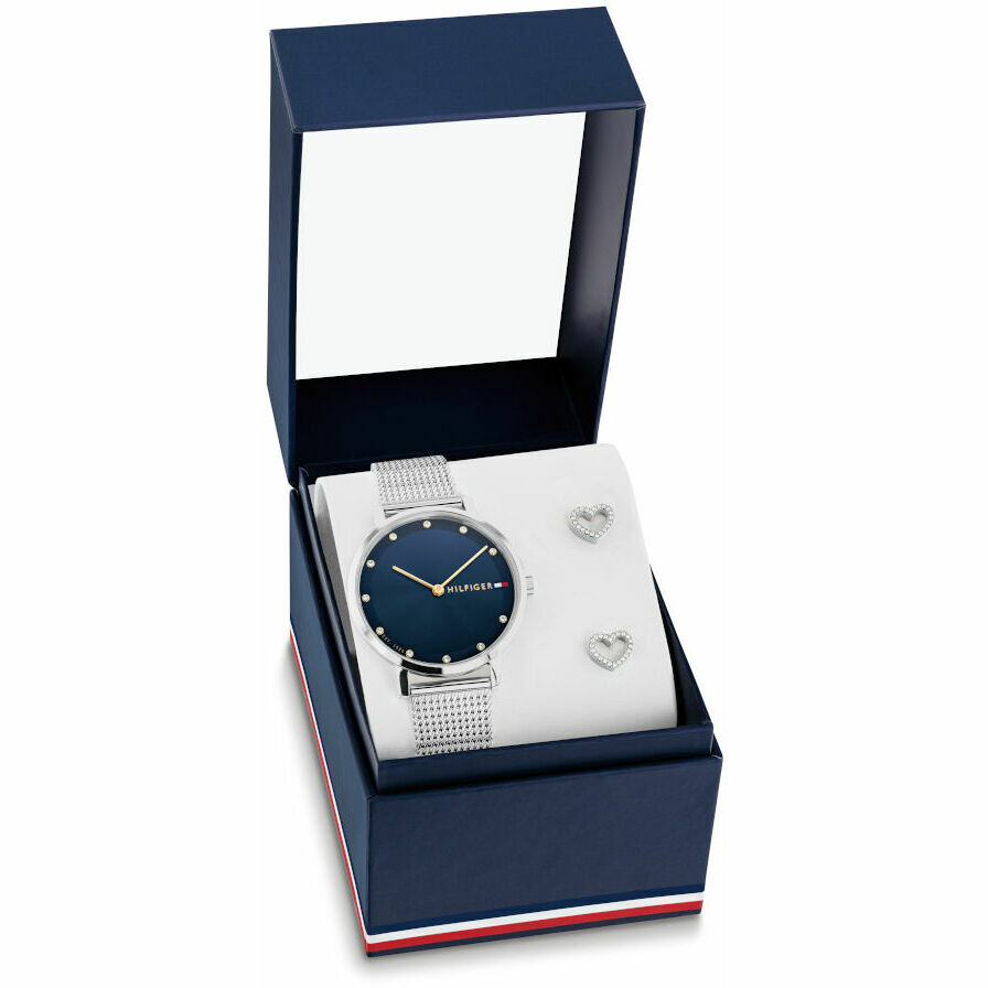 Orologio acciaio Tommy Hilfiger con orecchini Pippa 2770174