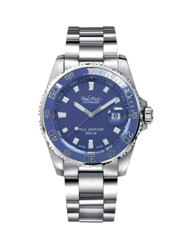 Orologio acciaio Paul Picot Paul Mariner III 4352SG-CB