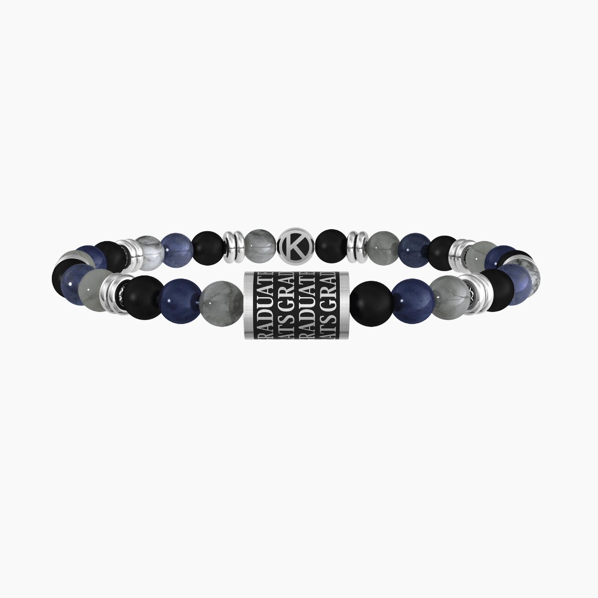Braccile Uomo KIDULT 18 Anni – Acciaio 316L Con PVD Nero – Regalo Di Compleanno