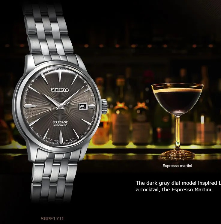 【希少極美品】 SEIKO プレサージュ カクテル 「エスプレッソマティーニ」 セイコー プレザージュ エスプレッソ 希少極美品】 SEIKO プレサージュ