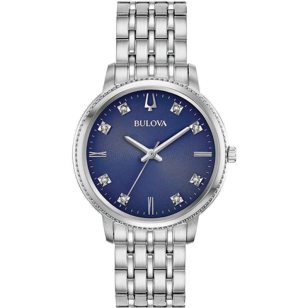 Orologio acciaio Bulova Diamonds 96P206