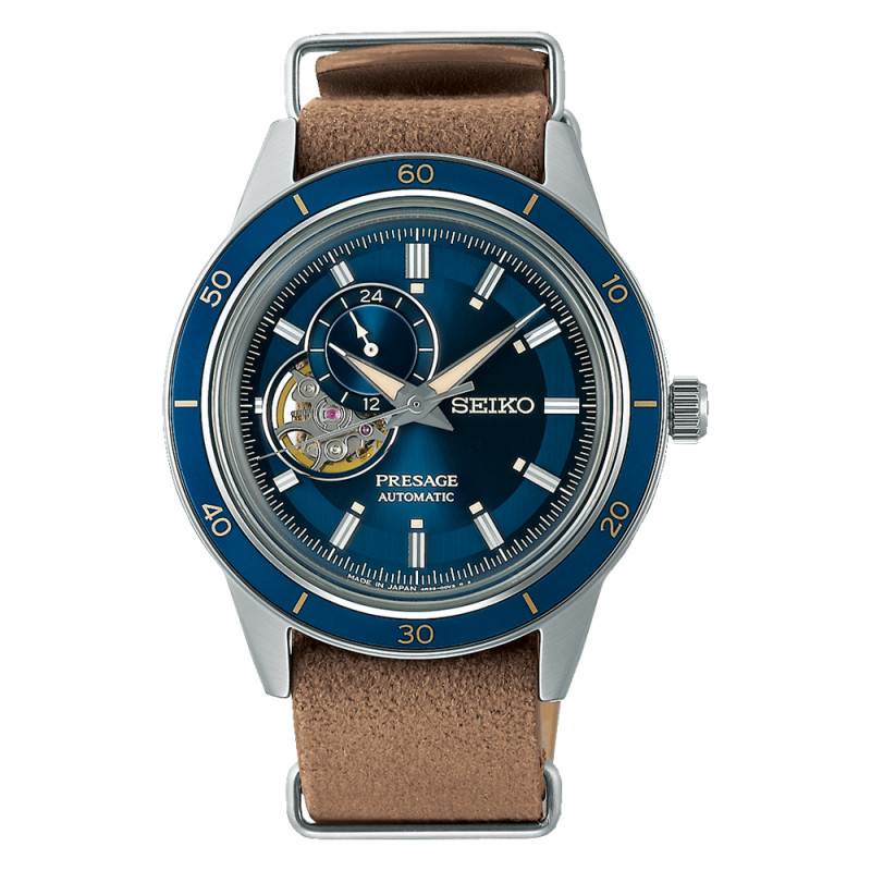 Orologio pelle Seiko Presage Style60's SSA453J1