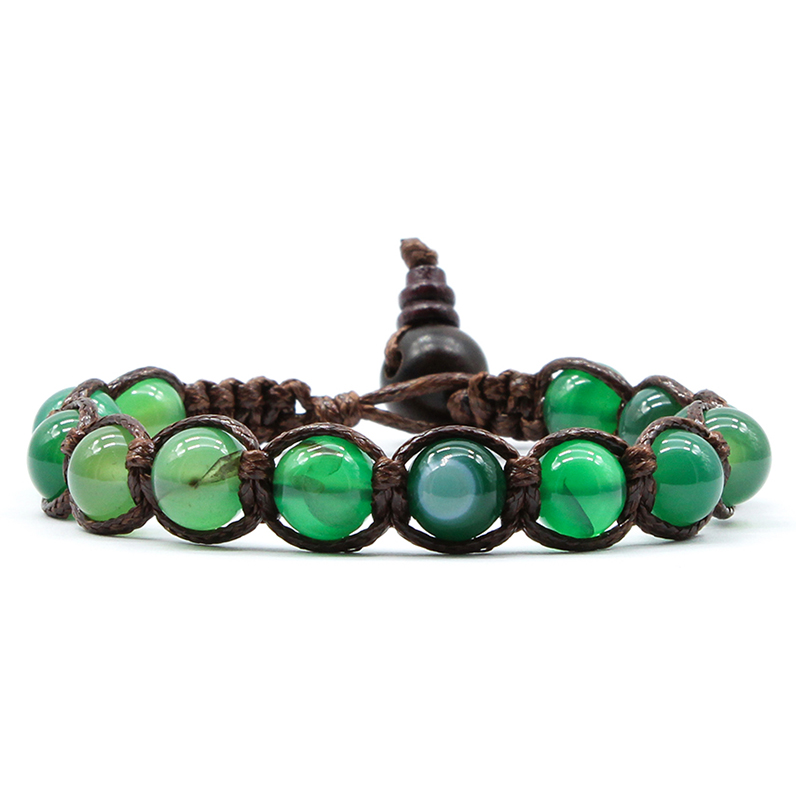 Bracciale Kenshò Anima A850 Agata Verde Striata