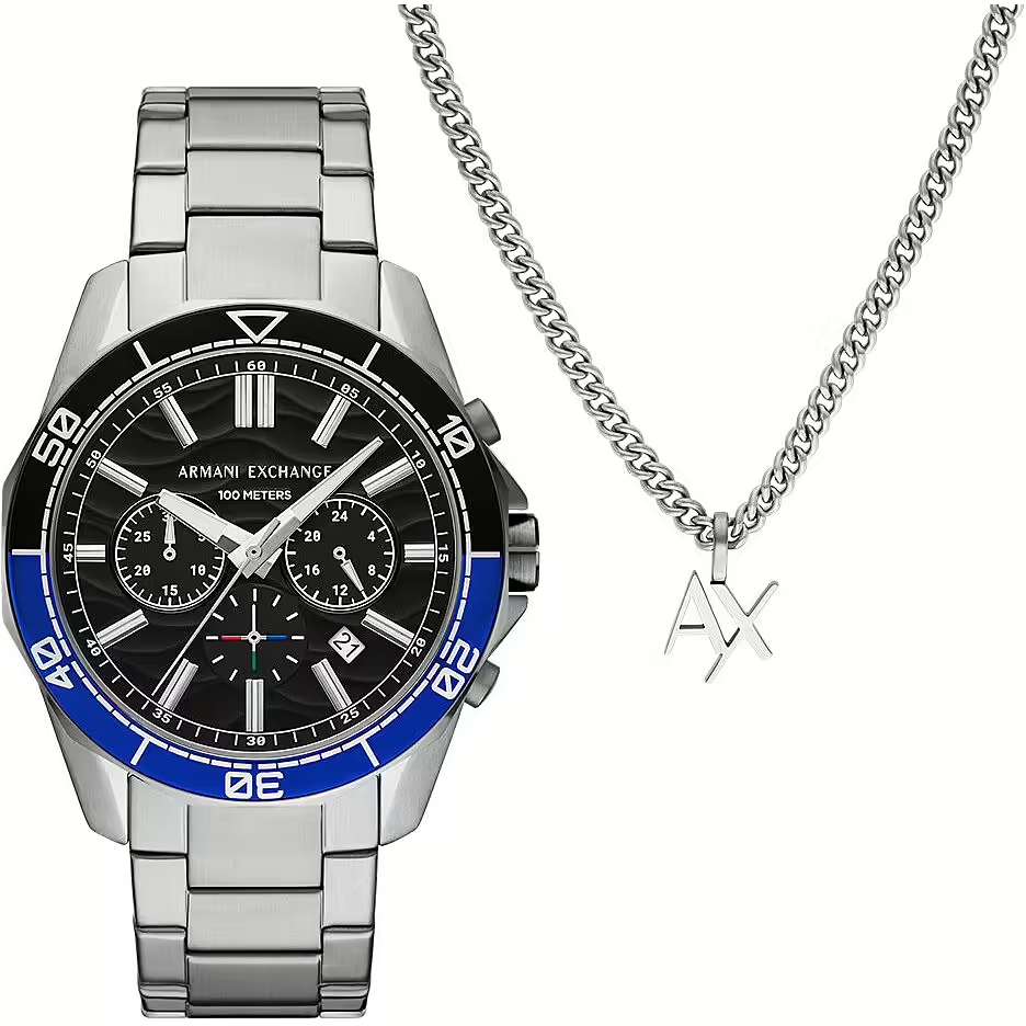 Orologio acciaio Armani Exchange AX7166SET