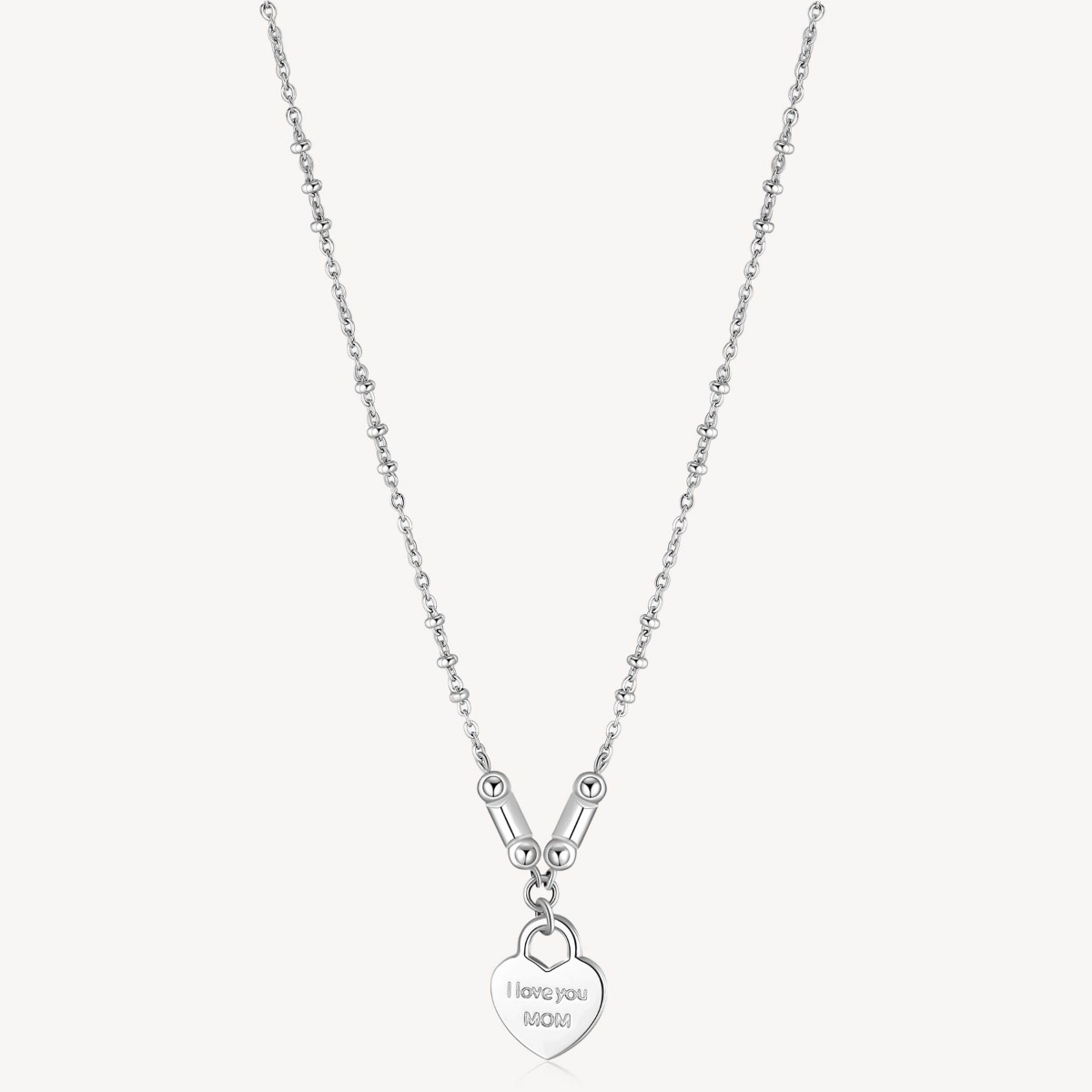 Collana Donna Brosway In Acciaio Dorato Con Cornetto E Quadrifoglio E Cristalli Bianchi - Verre Gioielli