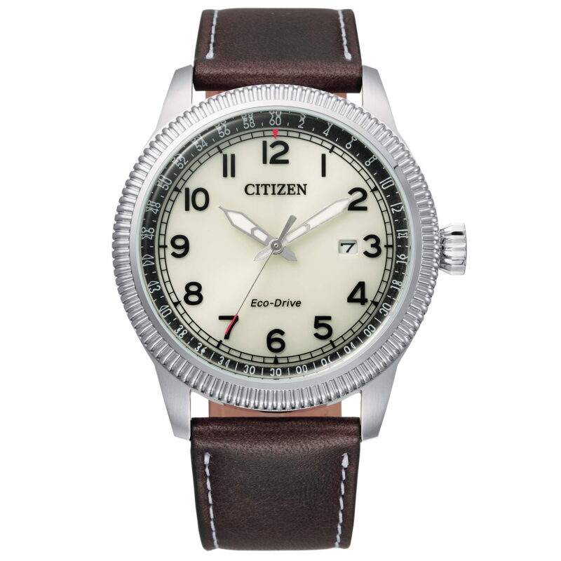 Orologio pelle Citizen Aviator BM7480-13X