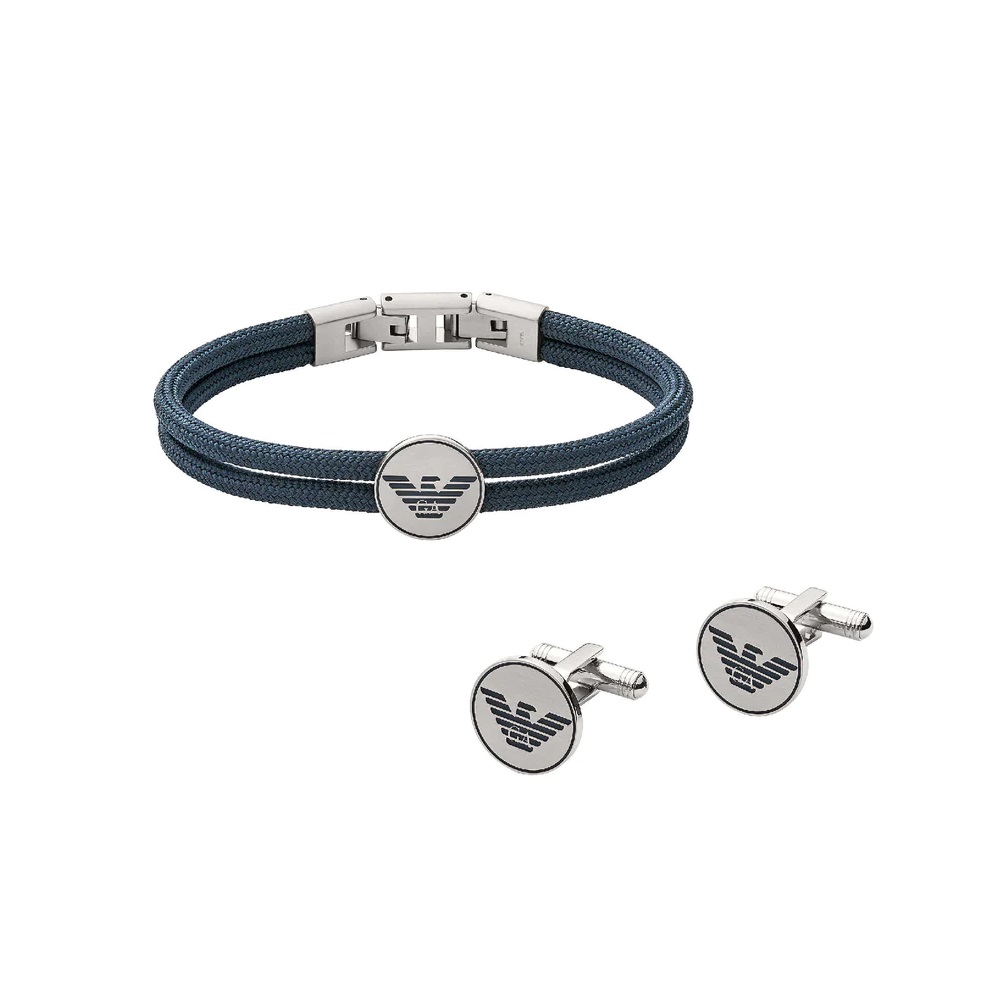 Bracciale e gemelli Uomo E. Armani EGS2784040