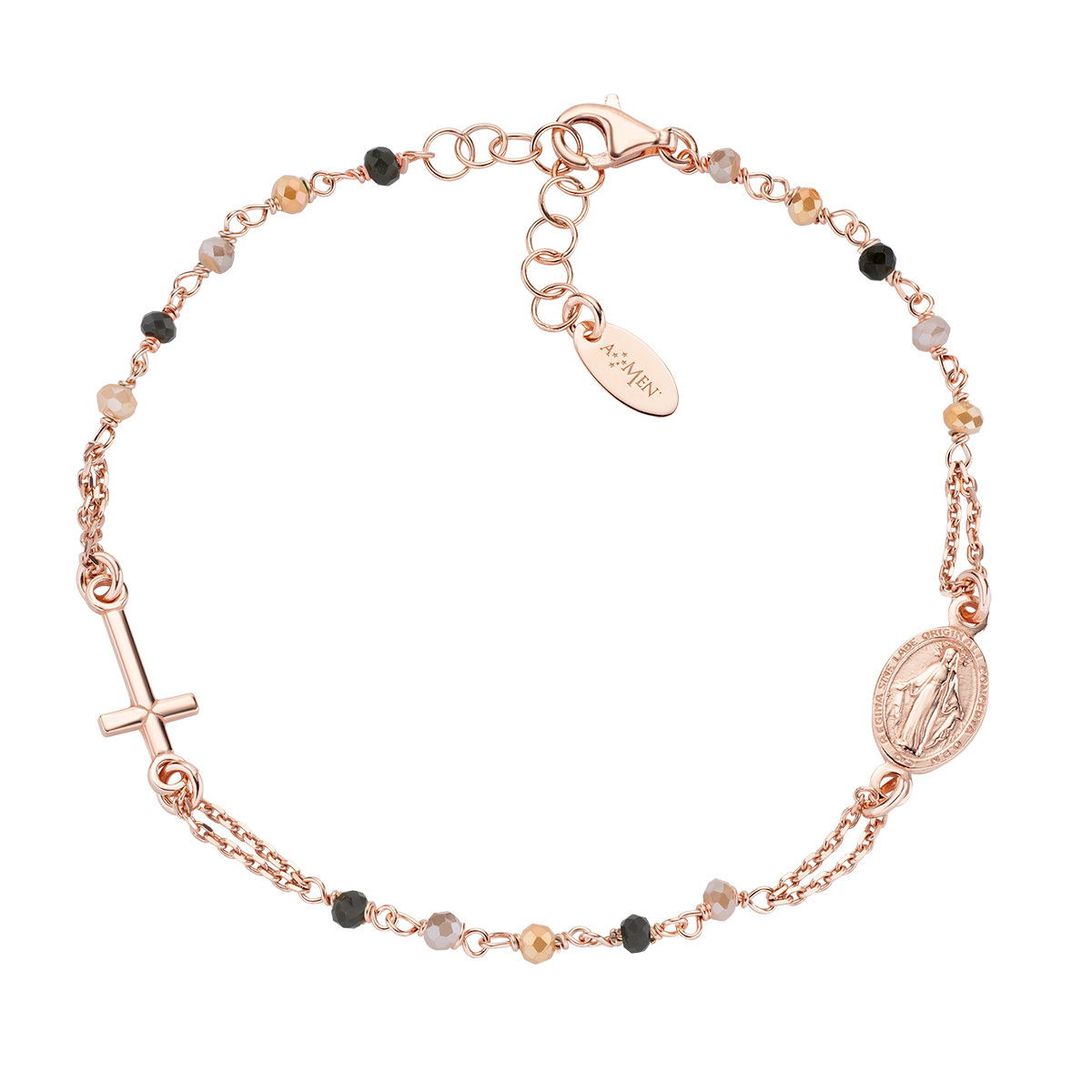 Bracciale Amen Rosari BRO10RMMM3