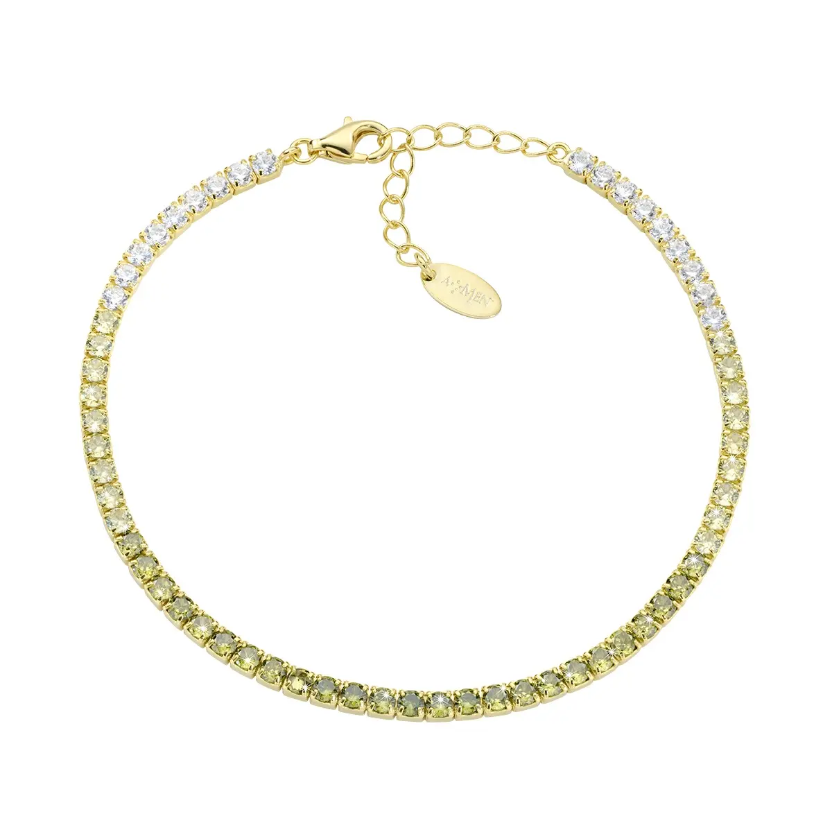 Bracciale Amen Tennis BT25DEGOL17