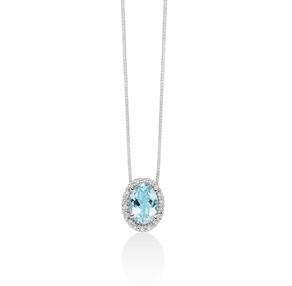 Collana Yukiko Acquamarina CLD4721Y