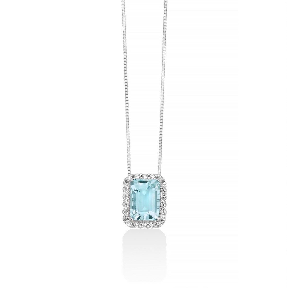 Collana Yukiko Acquamarina CLD4722Y