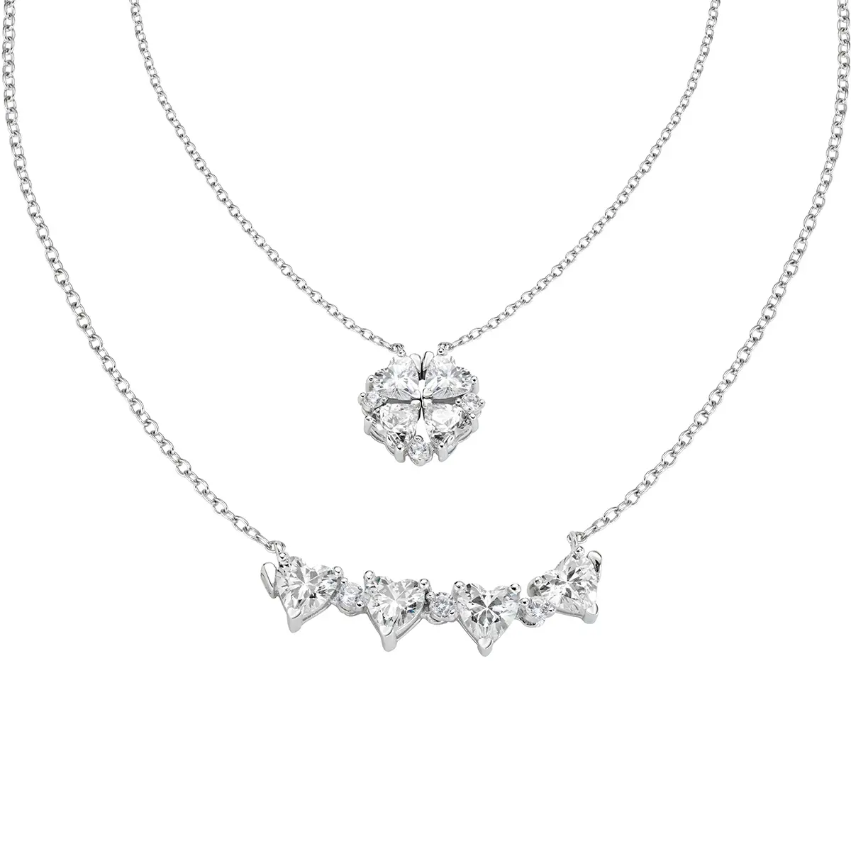 Collana Amen Quadricuore CLPMHBB