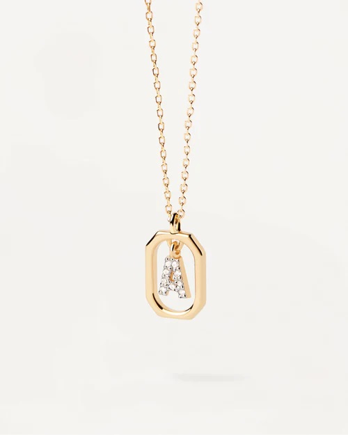 Collana Donna PDPAOLA Lettera Mini A CO01-512-U