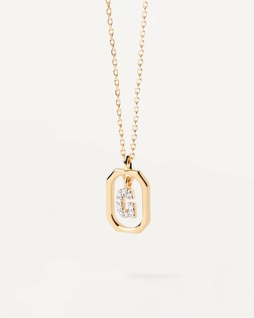 Collana Donna PDPAOLA Lettera Mini G CO01-518-U