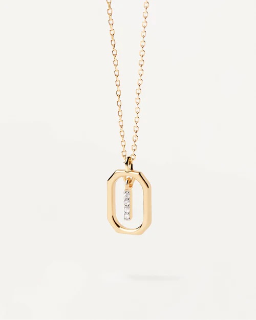 Collana Donna PDPAOLA Lettera Mini I CO01-520-U