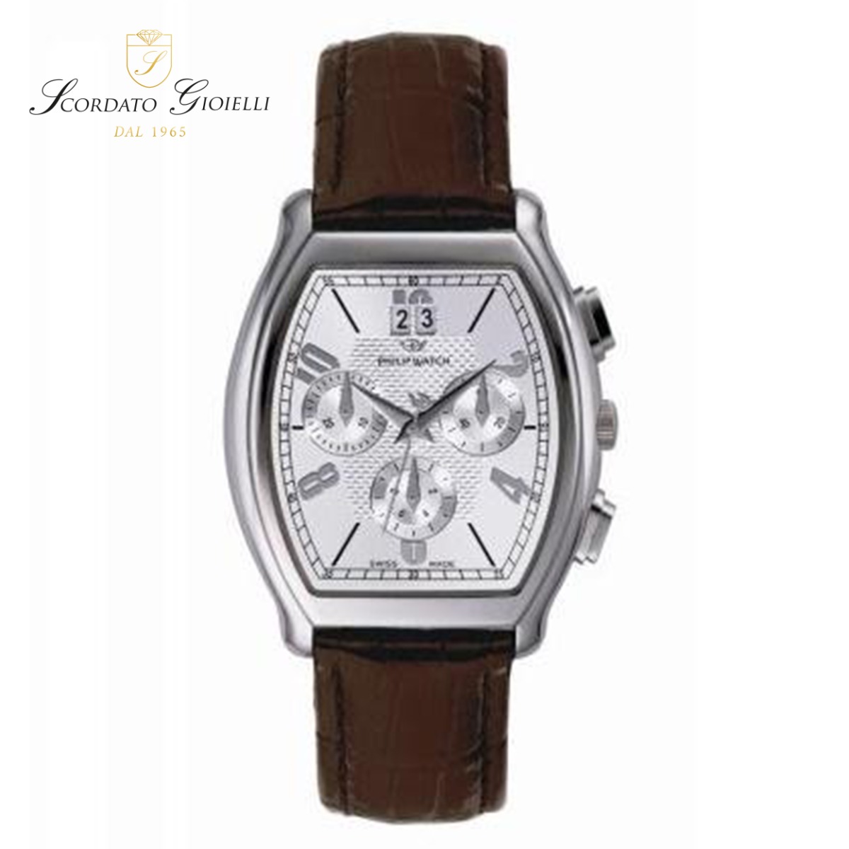 Orologio pelle Philip Watch Continental R8271965025