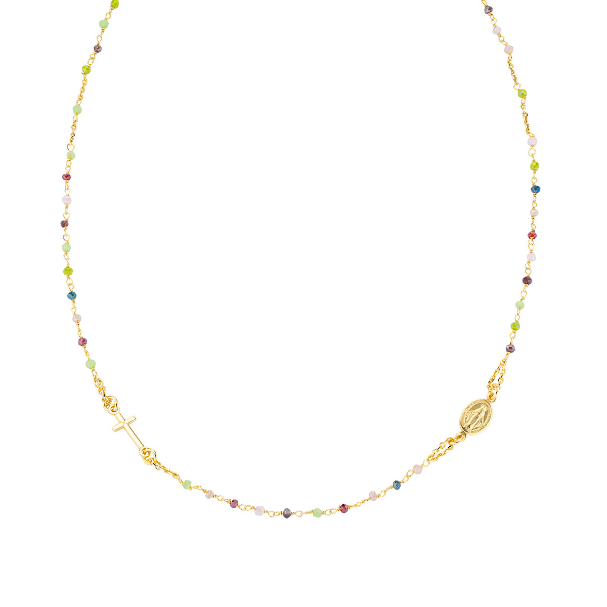 Collana Amen Rosari CRO10GARVE3