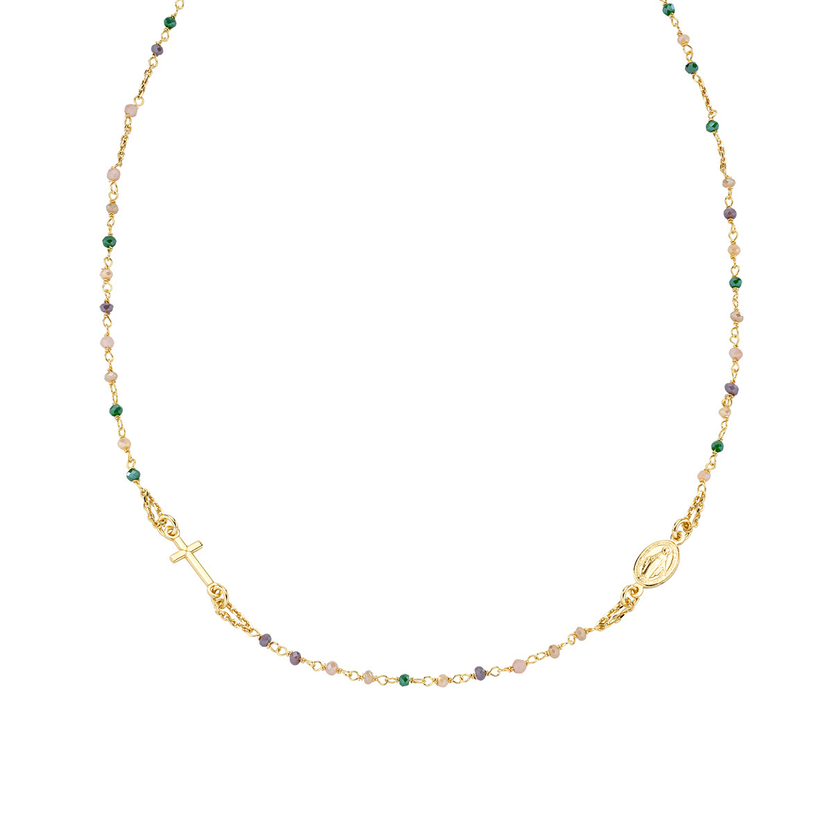 Collana Amen Rosari CRO10GTOVE3