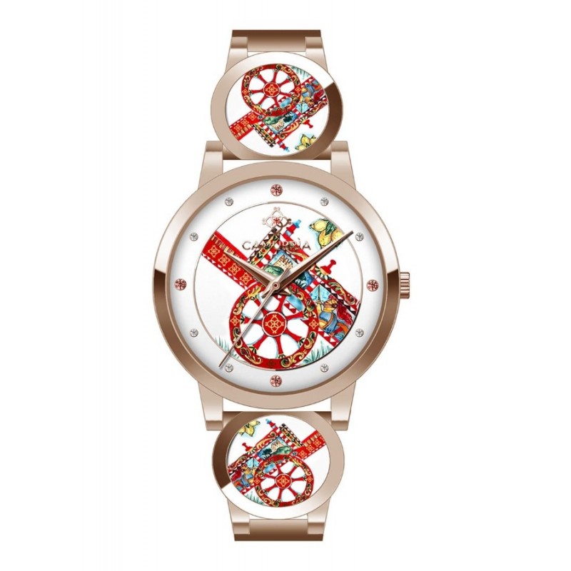 Orologio acciaio Camurria U Carrettu CW27RS2
