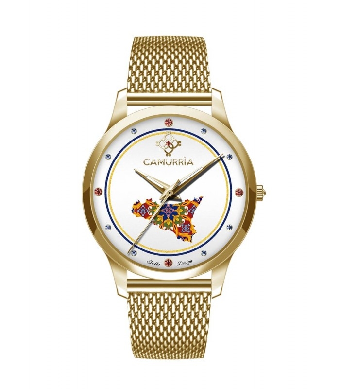 Orologio acciaio Camurria Sicilia Bedda CW32GS1