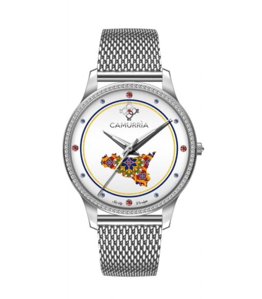 Orologio acciaio Camurria Sicilia Bedda CW32SS1