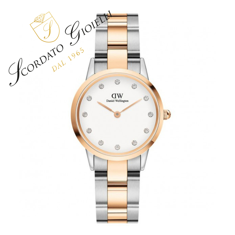 Orologio acciaio Daniel Wellington Iconic Link Lumine DW00100359