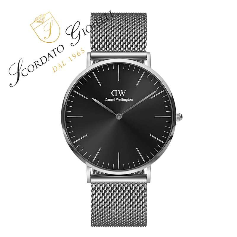 Orologio acciaio Daniel Wellington Mesh Onyx DW00100629