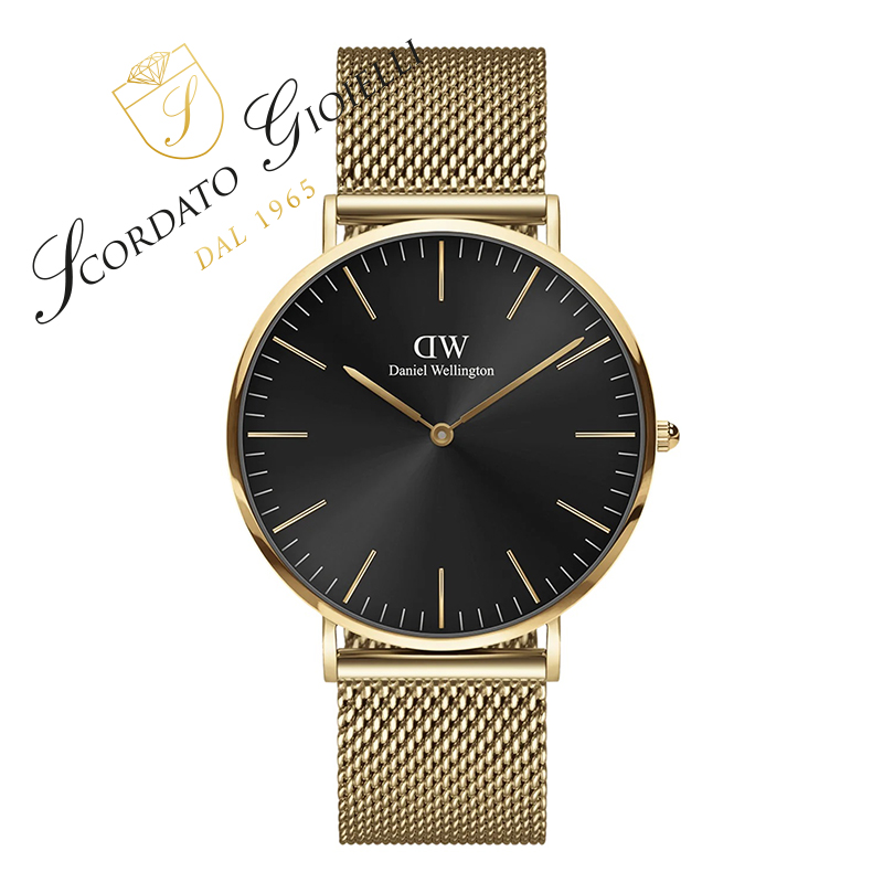Orologio acciaio Daniel Wellington Mesh Onyx DW00100631