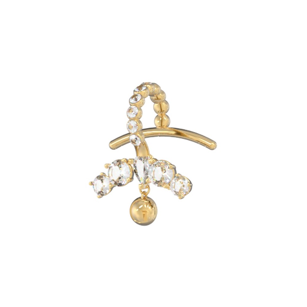 Guess Orecchini di lusso placcati oro 4G Rising JUBE04265JWYGT/U Guess Orecchini di lusso placcati oro 4G Rising JUBE04265JWYGT/U