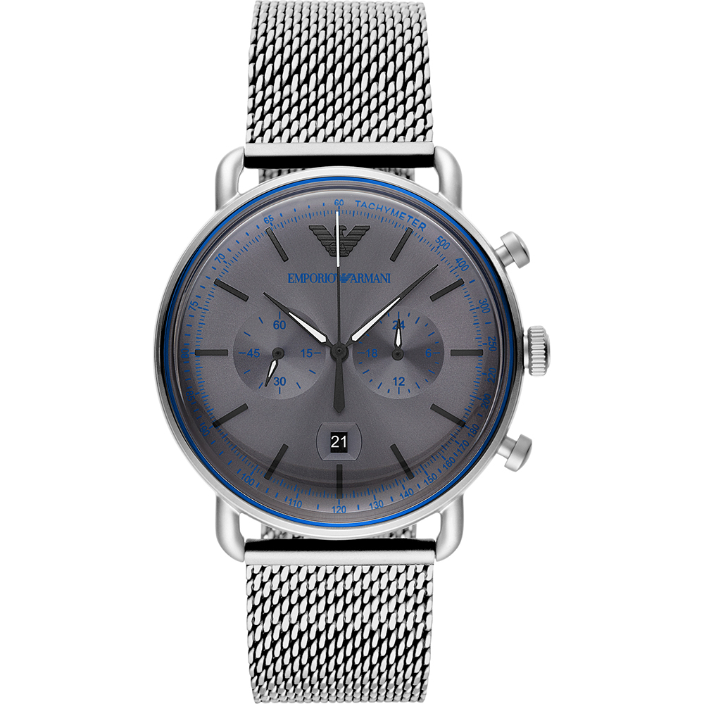 Orologio acciaio Emporio Armani Aviator AR11383