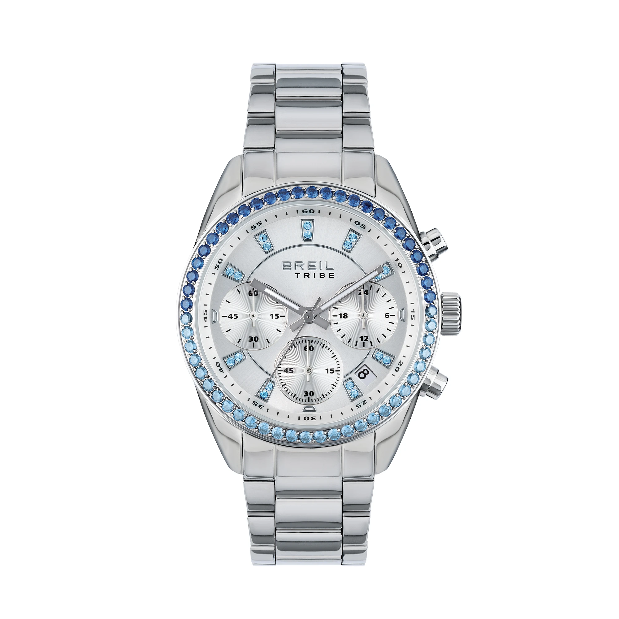 Orologio acciaio Breil Tribe Azure EW0739