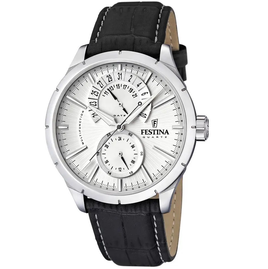 Orologio pelle Festina Retrograde F16573/1