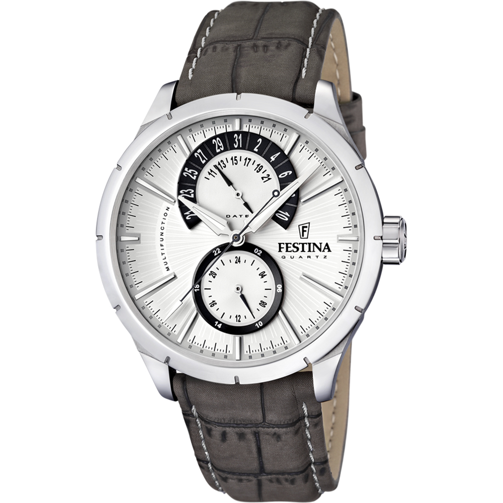 Orologio pelle Festina Retrograde F16573/2