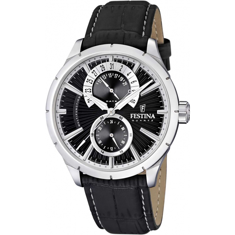 Orologio pelle Festina Retrograde F16573/3