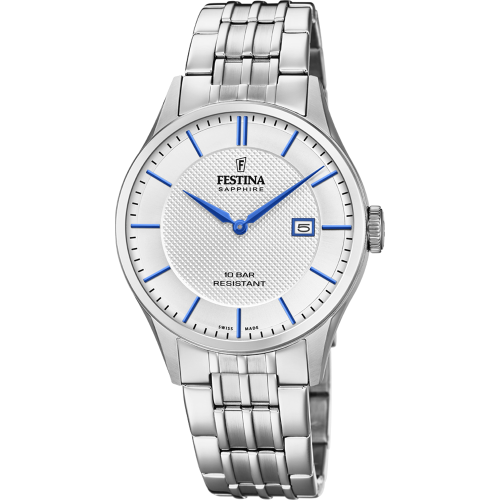 Orologio acciaio Festina Swiss Made F20005/2