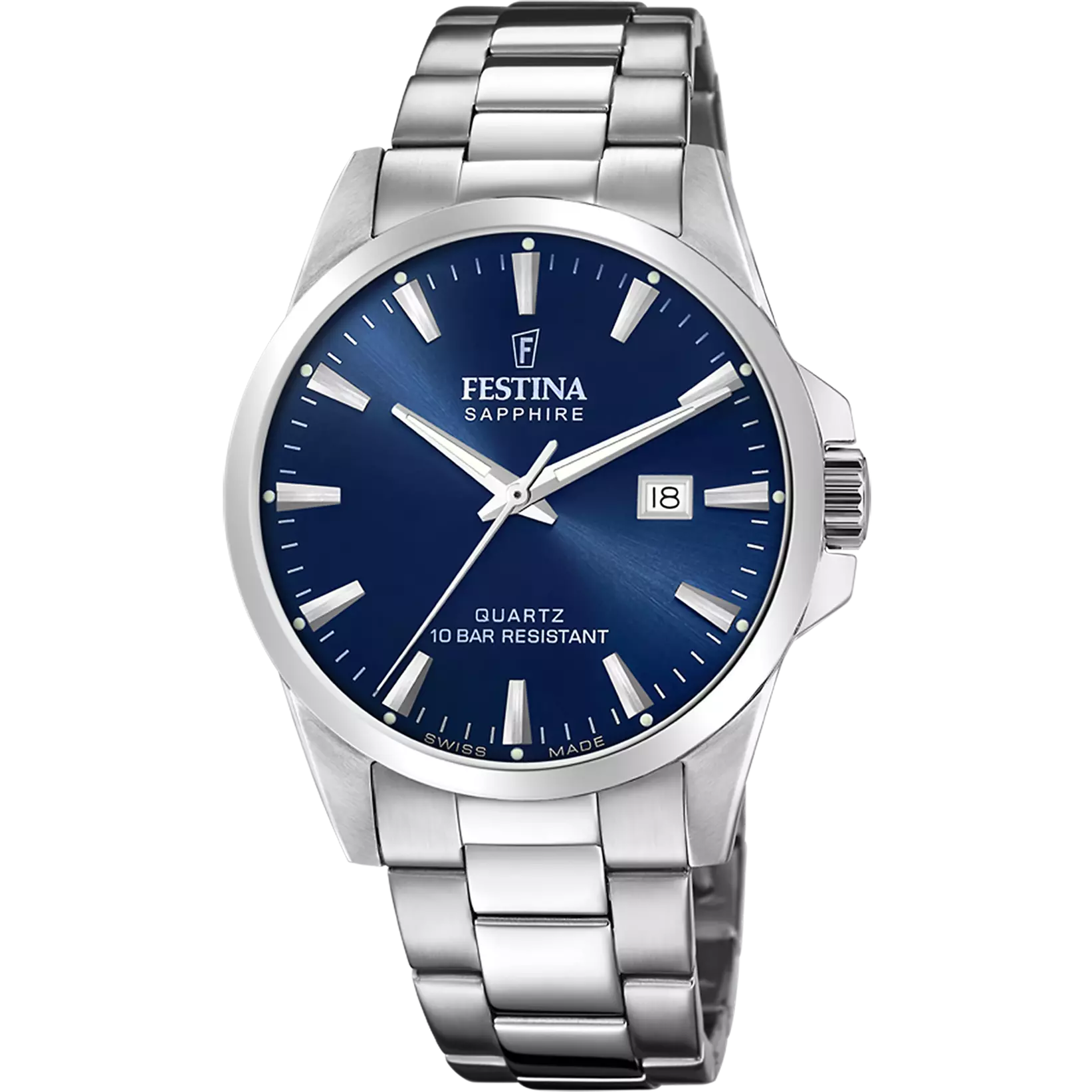 Orologio acciaio Festina Swiss Made F20024/3