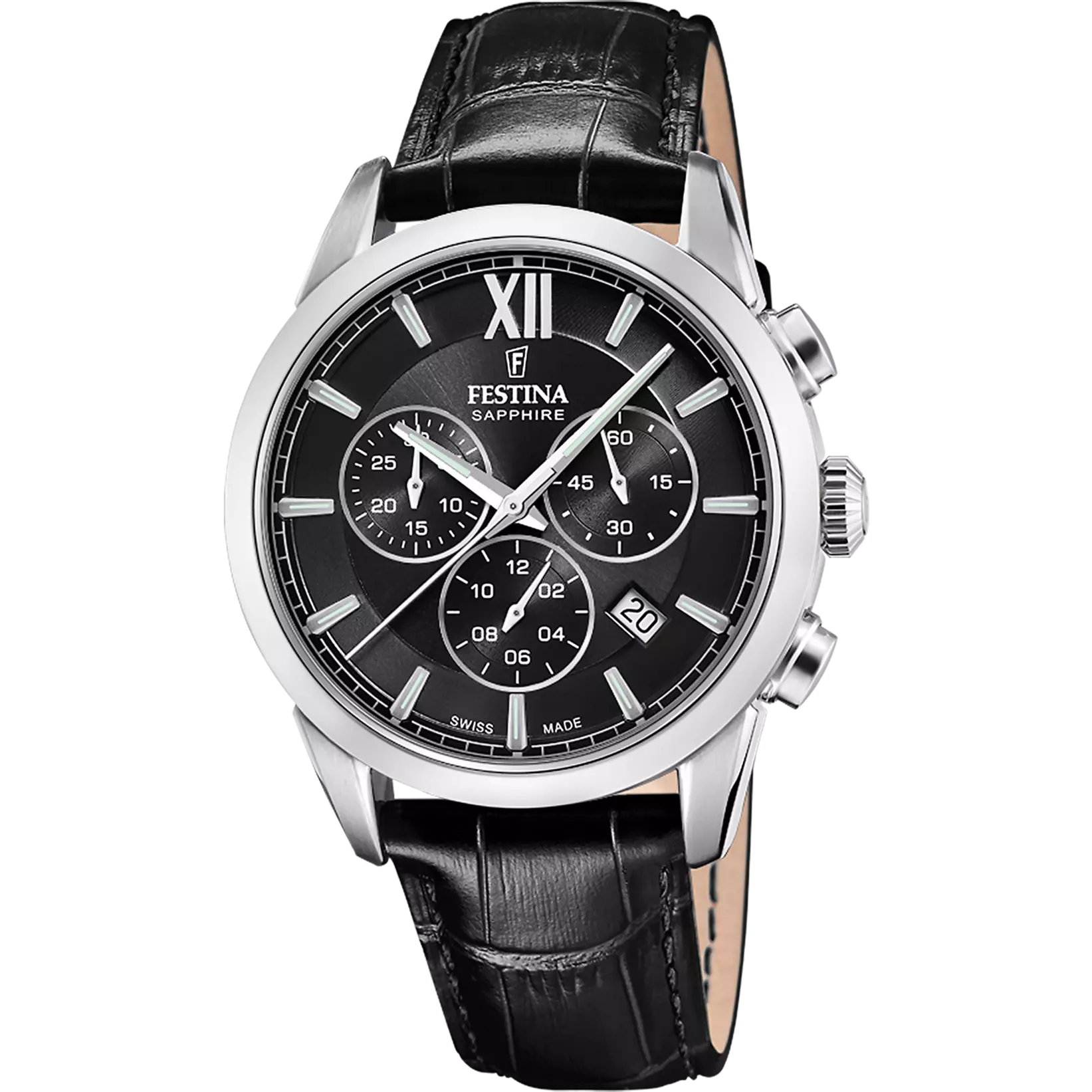 Orologio pelle Festina Swiss Made F20041/4