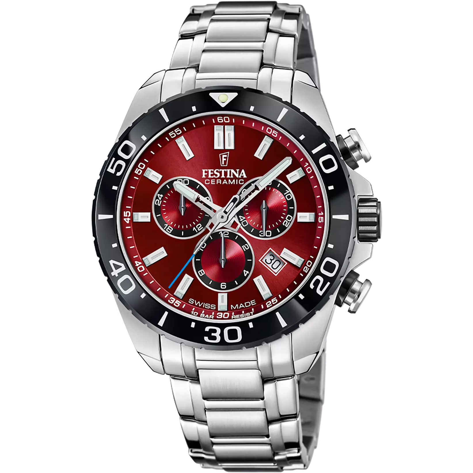 Orologio acciaio Festina Swiss Made Ceramic F20042/5
