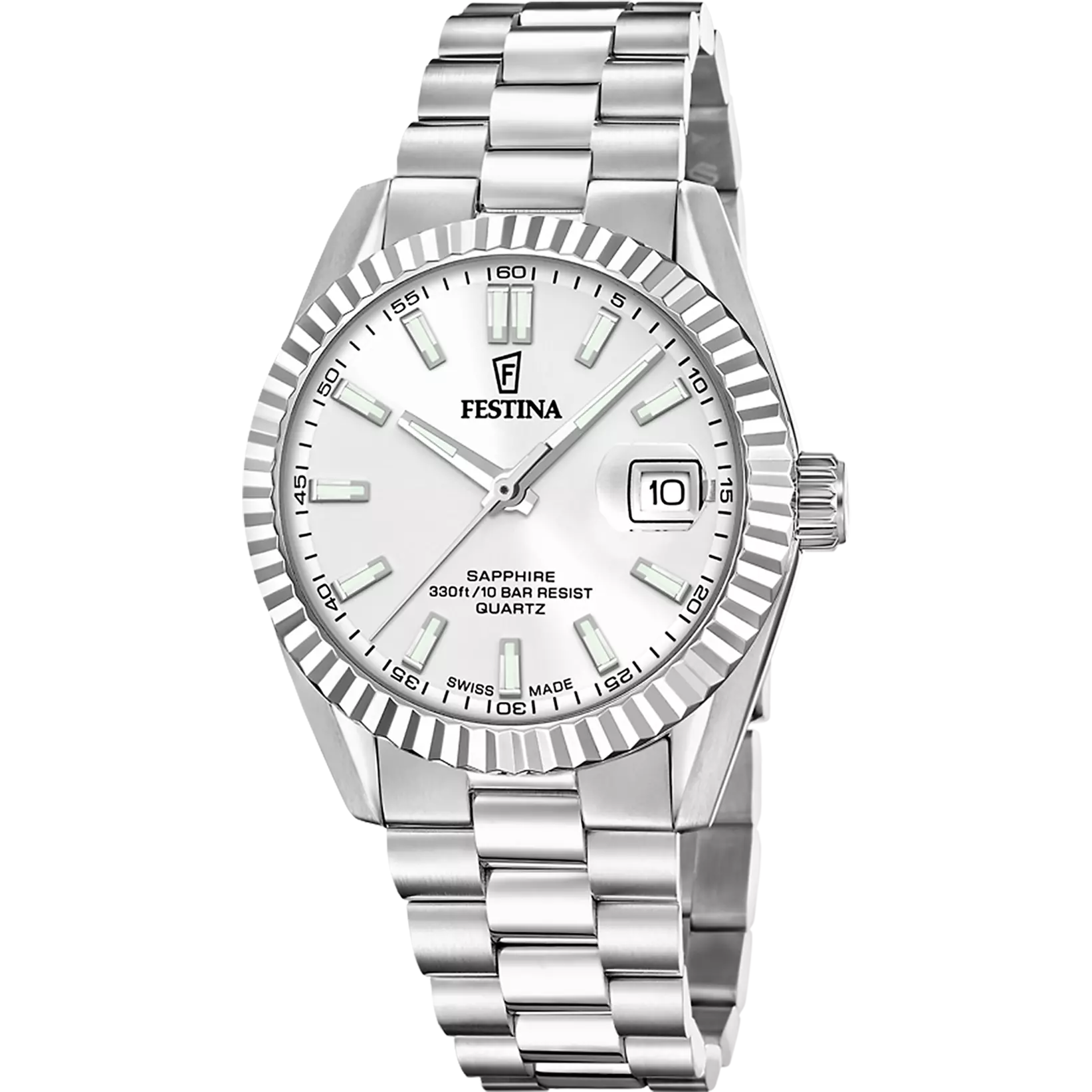 Orologio acciaio Festina Swiss Made F20084/A