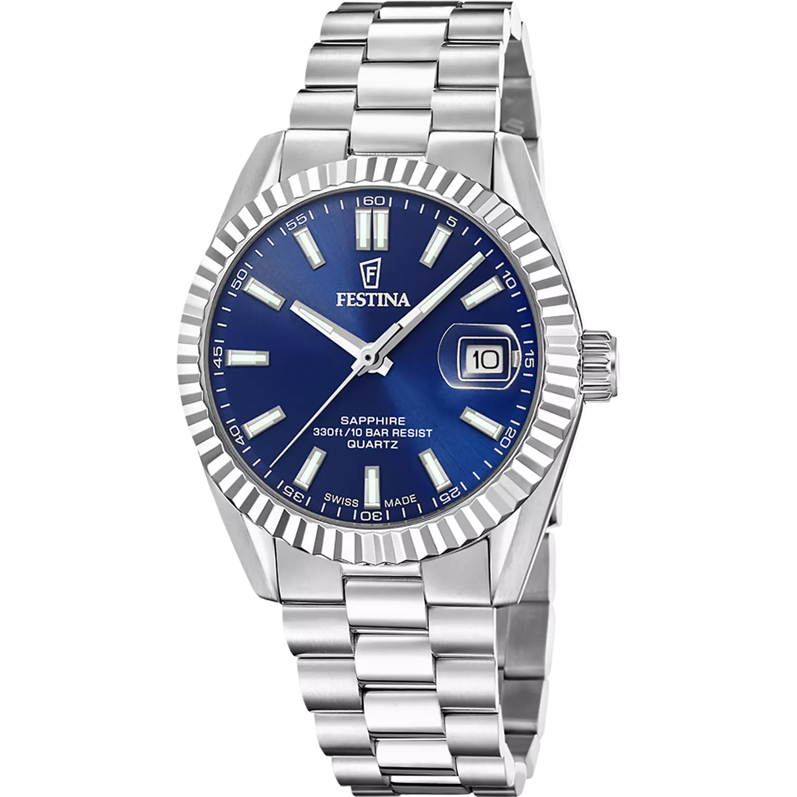 Orologio acciaio Festina Swiss Made F20084/B