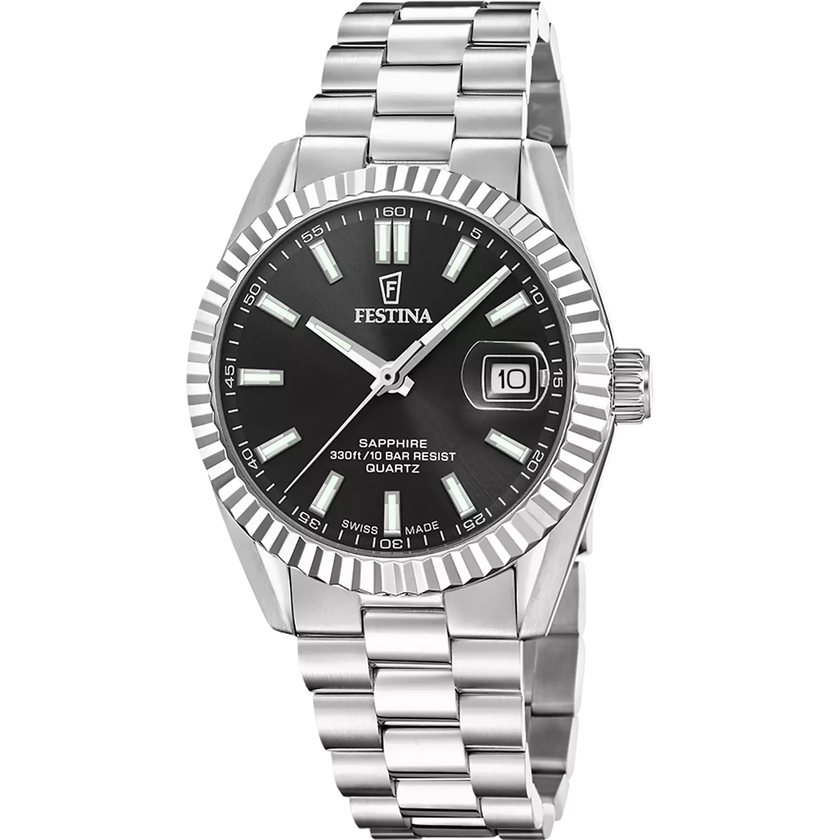 Orologio acciaio Festina Swiss Made F20084/D