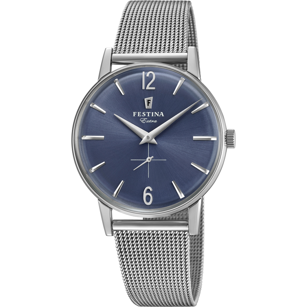 Orologio acciaio Festina Extra Re-edition 1948 F20252/3