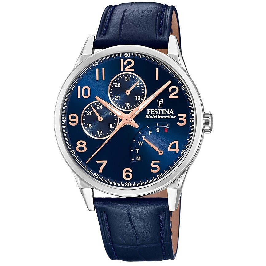 Orologio pelle Festina Retrograde F20278/B