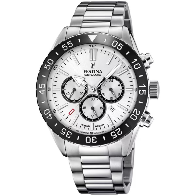 Orologio acciaio Festina Ceramic F20575/1