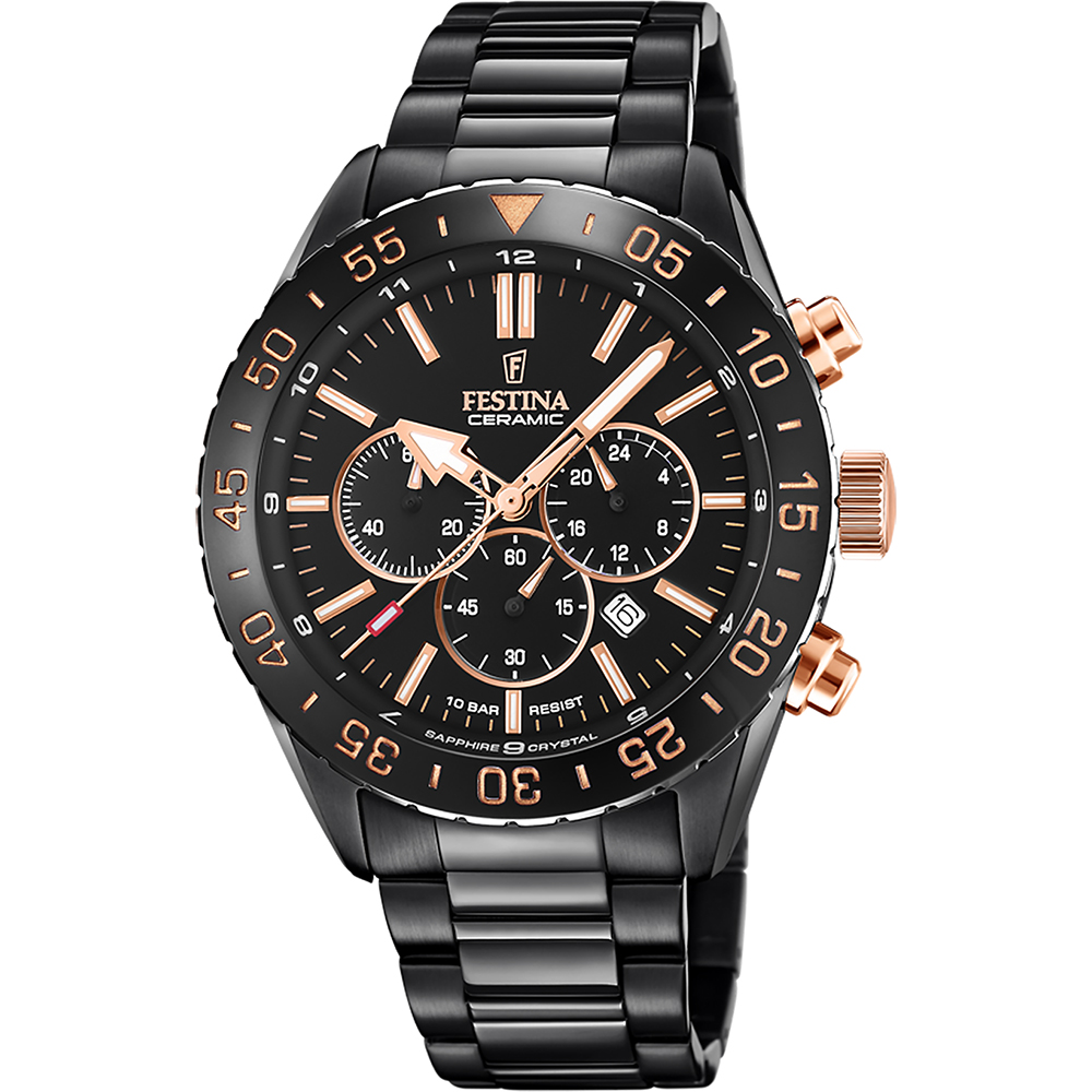 Orologio acciaio Festina Ceramic F20577/1