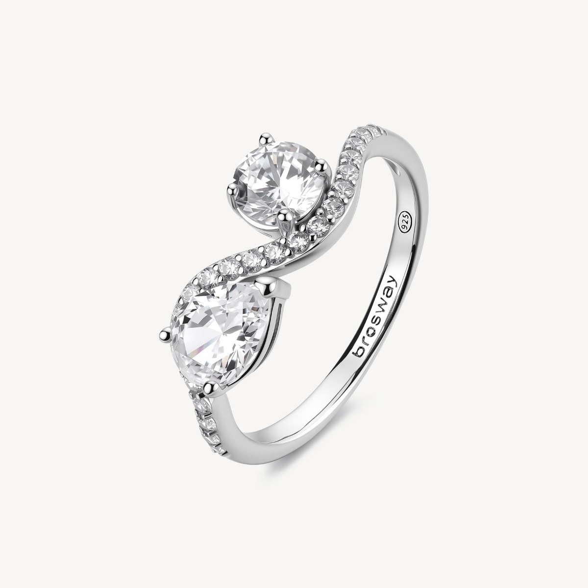 Anello Brosway Fancy Infinte White FIW186