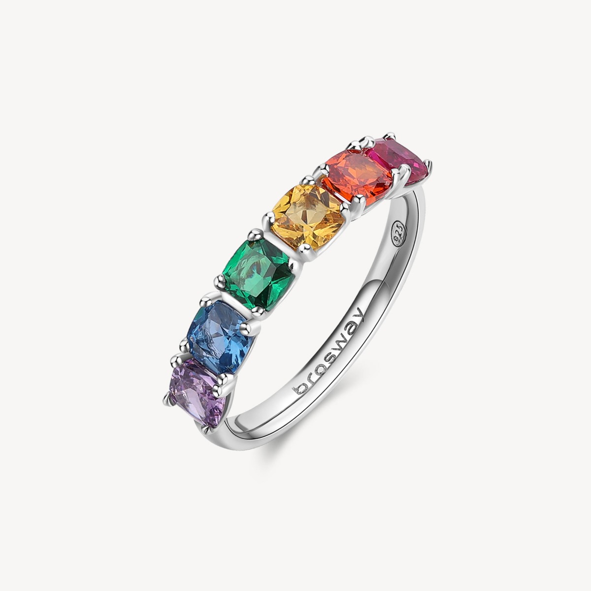 Anello Brosway Fancy Joyful Rainbow FJR07