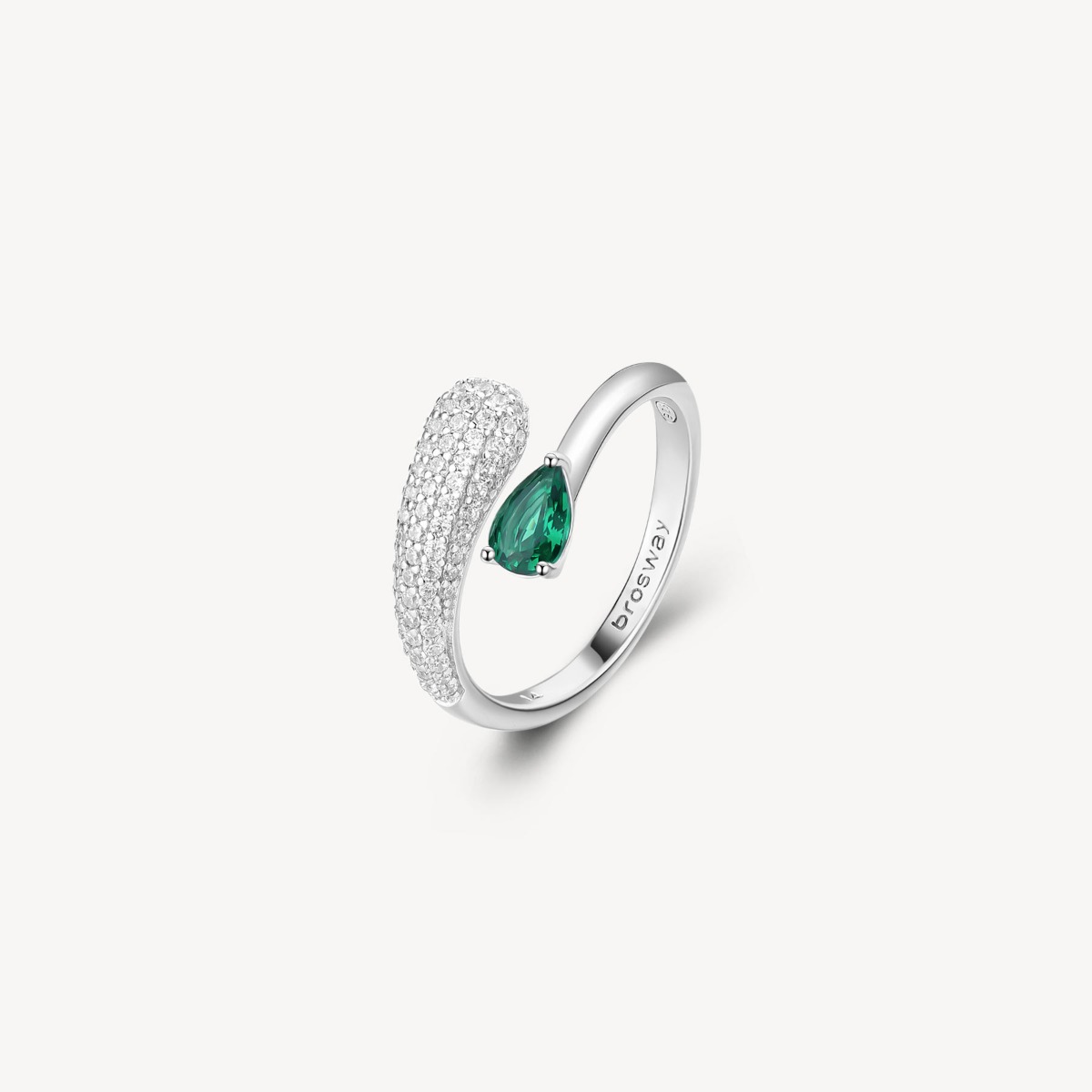 Anello&#x20;Brosway&#x20;Fancy&#x20;Life&#x20;Green&#x20;FLG124